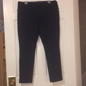 Ava & Viv Black Jeggings EUC - size 16 SHORT